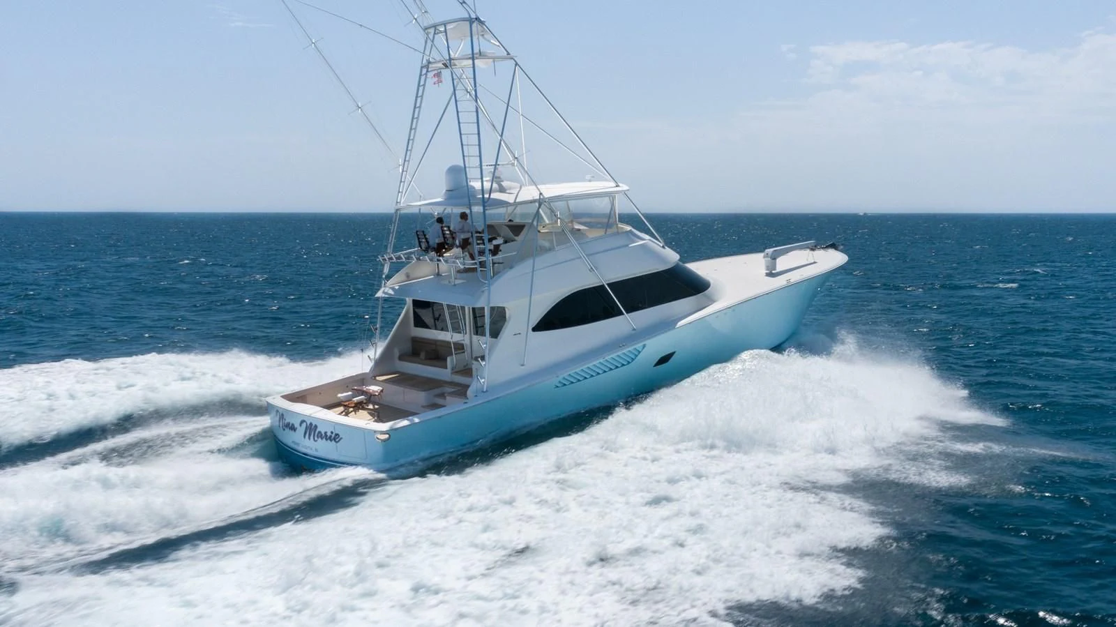 a boat on the water aboard DONE DEAL Yacht for Sale