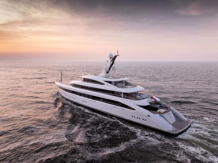 a boat on the water aboard ALVIA Yacht for Sale