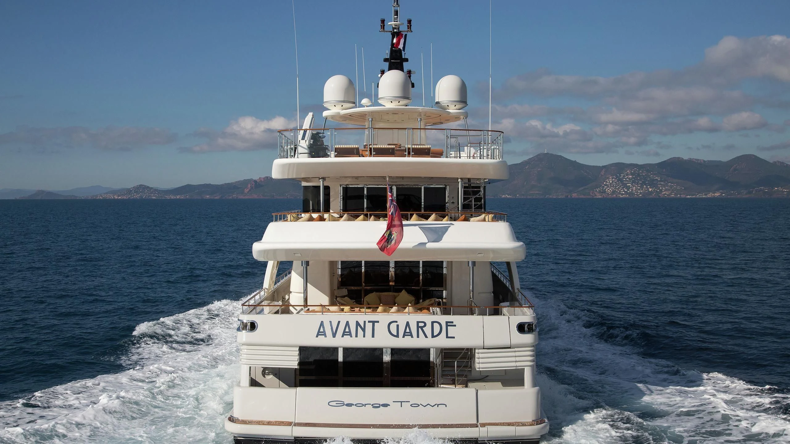 a boat on the water aboard PHOTON Yacht for Sale