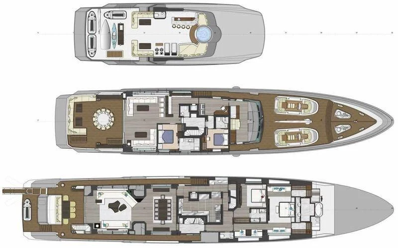 a couple of electronic devices aboard JEWELS Yacht for Sale