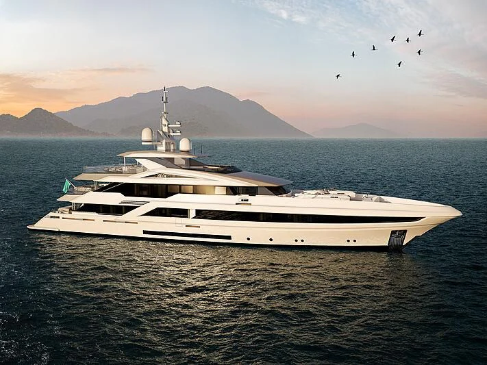 a boat in the water aboard JEWELS Yacht for Sale
