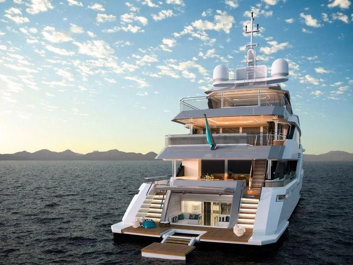 a boat on the water aboard JEWELS Yacht for Sale