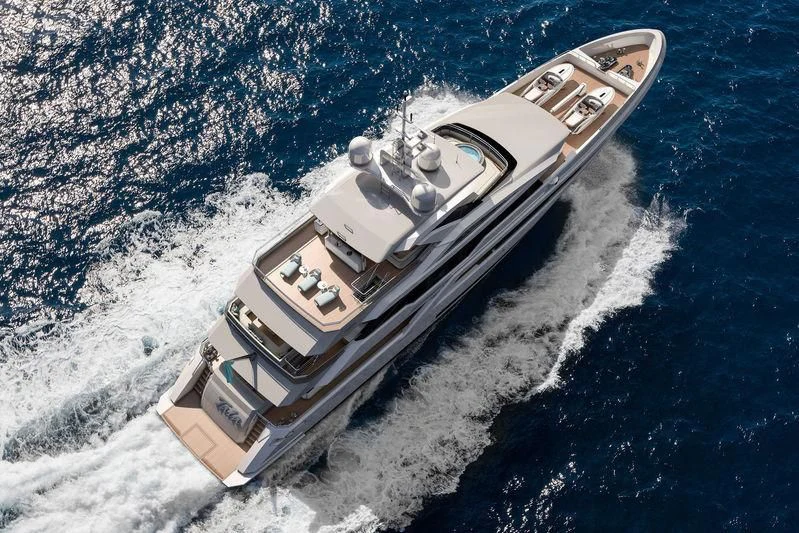 a ship in the water aboard JEWELS Yacht for Sale