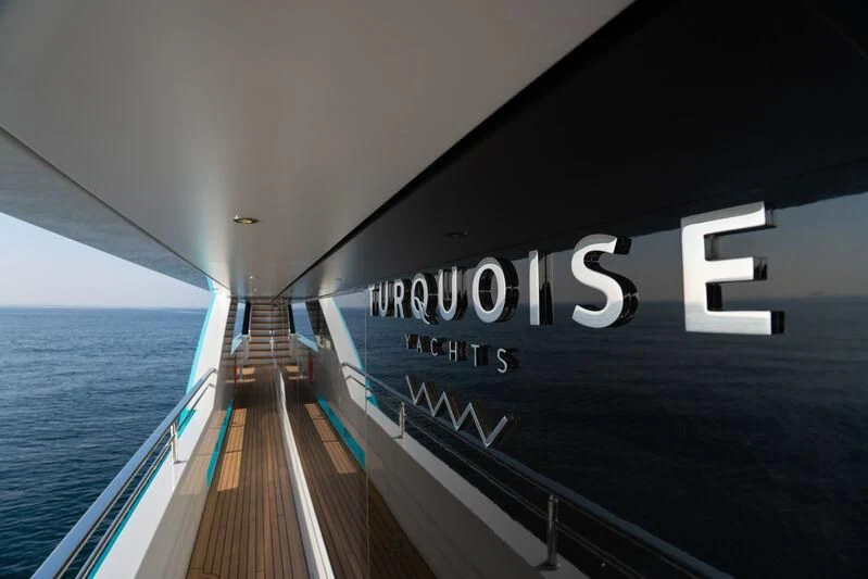 a boat on the water aboard JEWELS Yacht for Sale