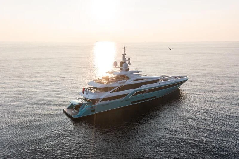 a boat in the water aboard JEWELS Yacht for Sale