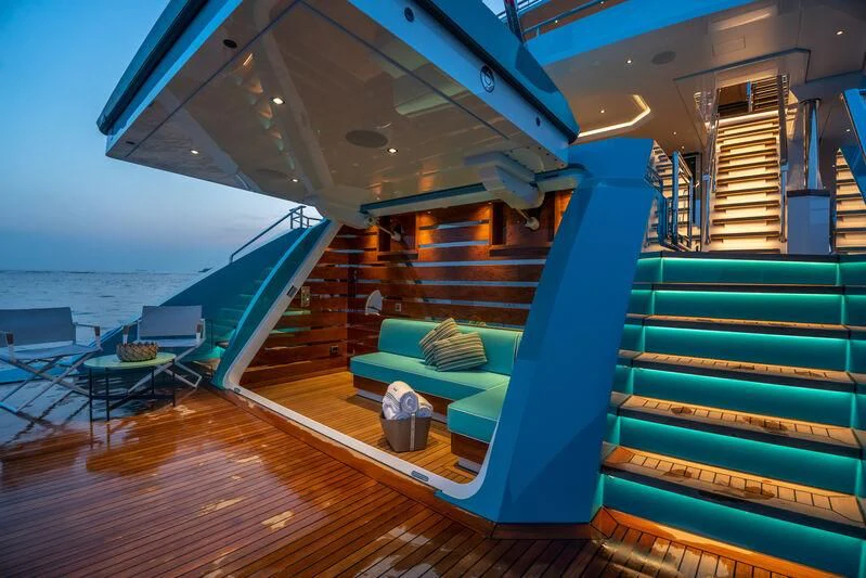 a boat on the water aboard JEWELS Yacht for Sale