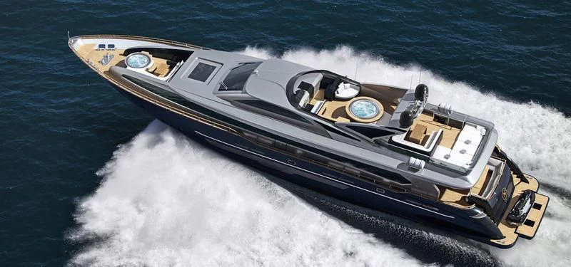 a space ship on the water aboard HARUN Yacht for Charter