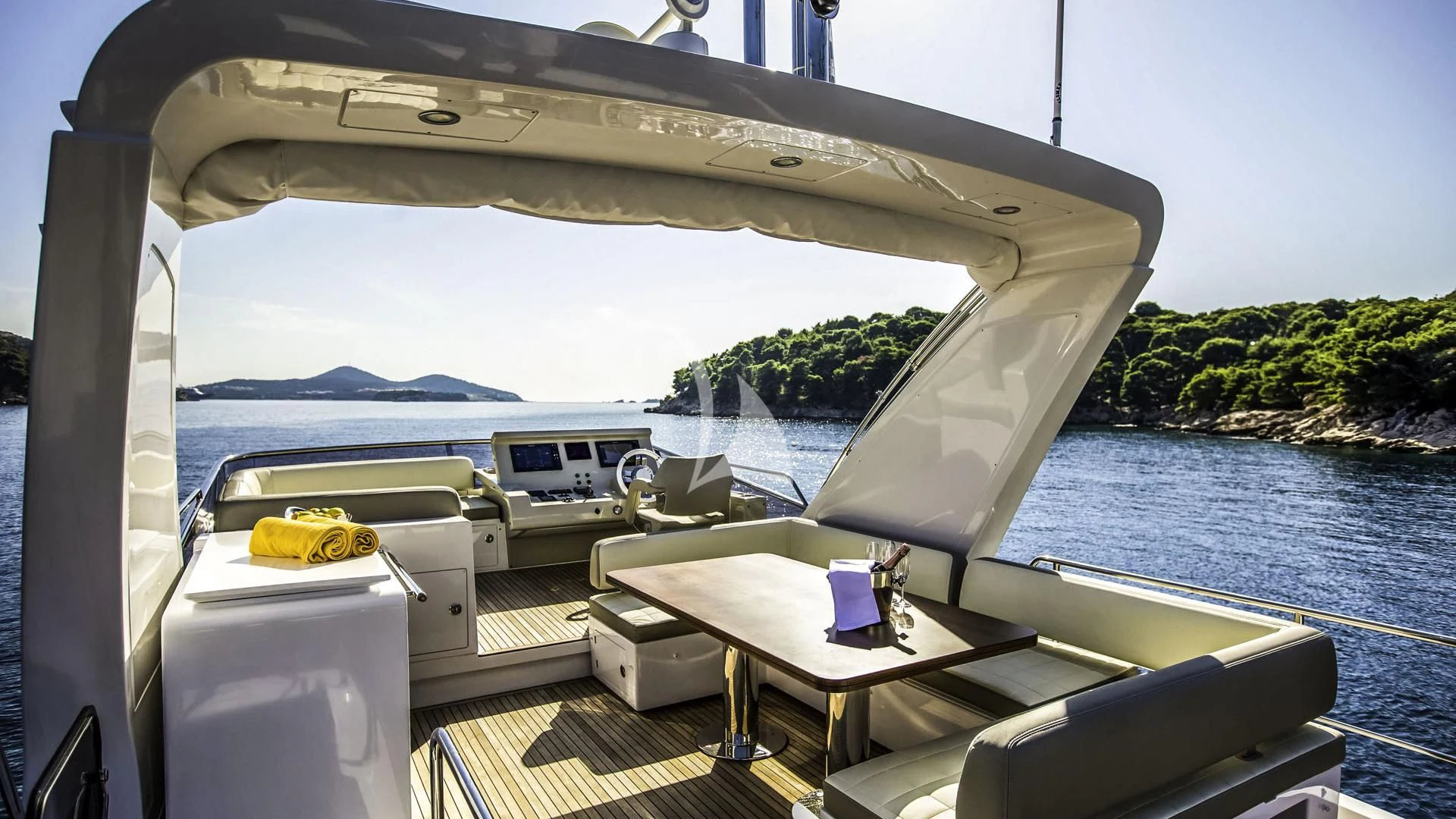 a boat on a body of water aboard TAMARA II Yacht for Sale