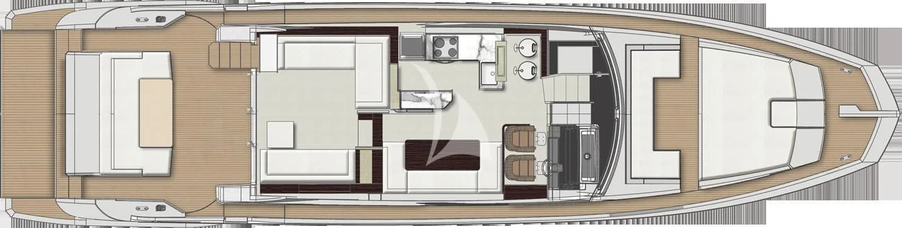 a building with many windows aboard TAMARA II Yacht for Sale