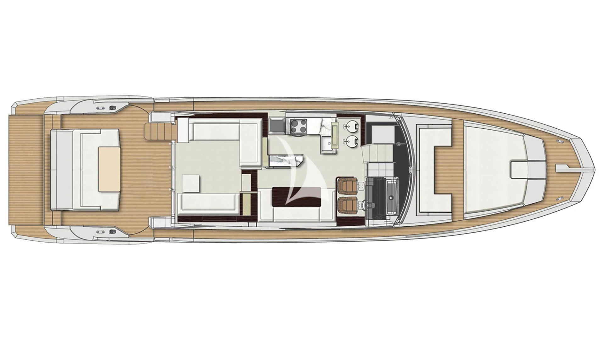 diagram aboard TAMARA II Yacht for Sale
