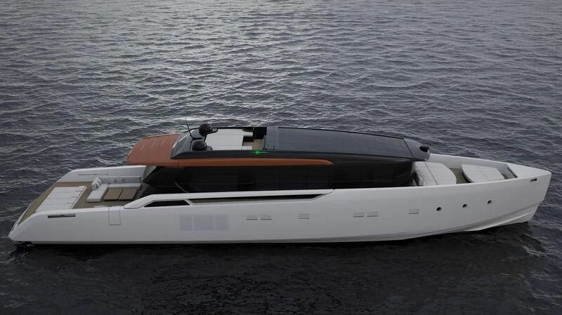a boat on the water aboard BESTIA Yacht for Sale