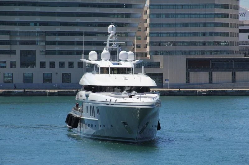 a boat in the water aboard MOGAMBO Yacht for Sale