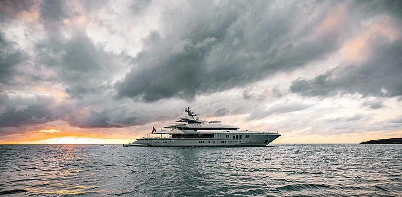 a boat in the water aboard MOGAMBO Yacht for Sale