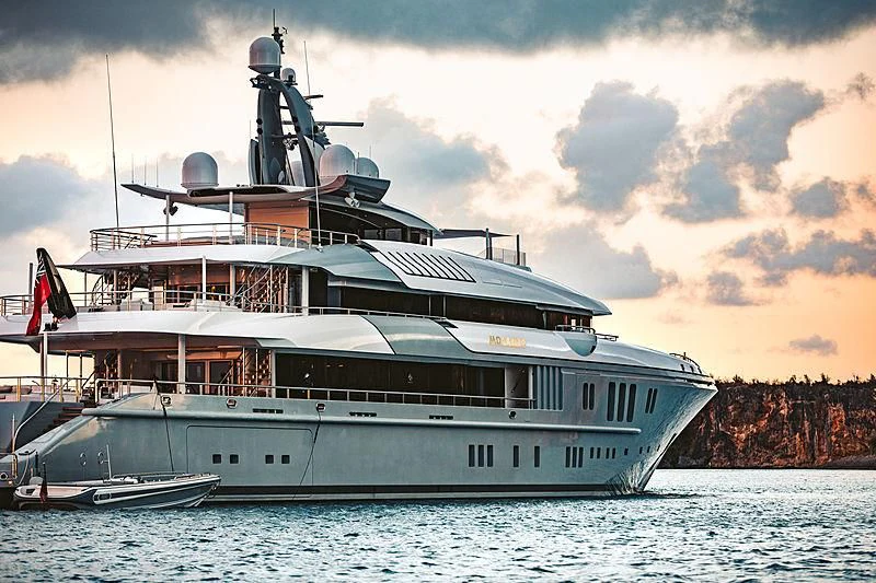 a boat on the water aboard MOGAMBO Yacht for Sale