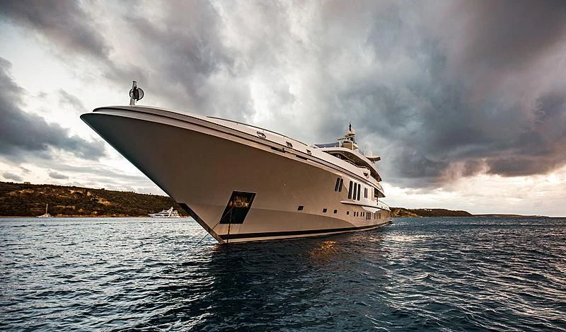 a boat on the water aboard MOGAMBO Yacht for Sale