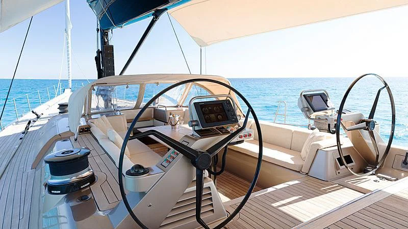 a boat on the water aboard WALLY LOVE Yacht for Charter