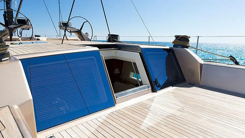 a boat on the water aboard WALLY LOVE Yacht for Charter