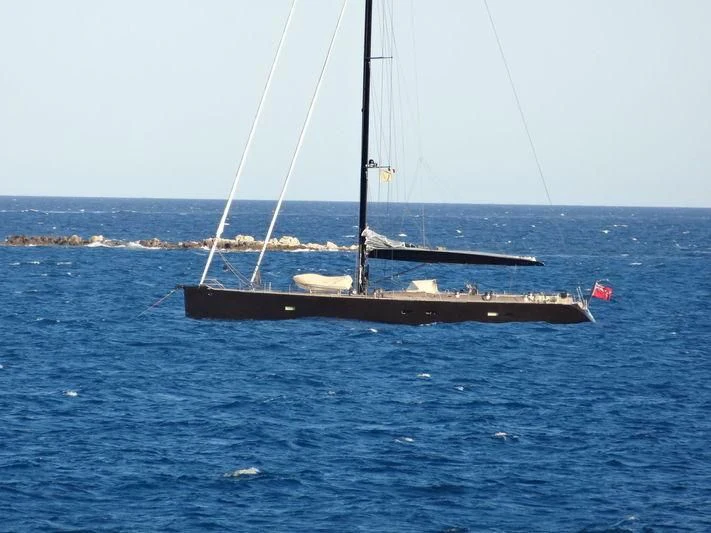 a sailboat on the water aboard WALLY LOVE Yacht for Charter