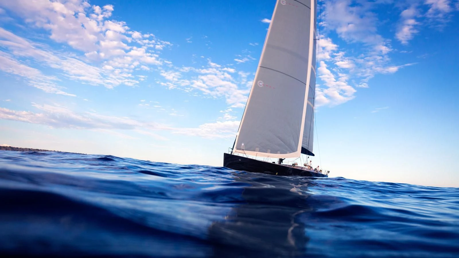 a boat in the water aboard WALLY LOVE Yacht for Charter