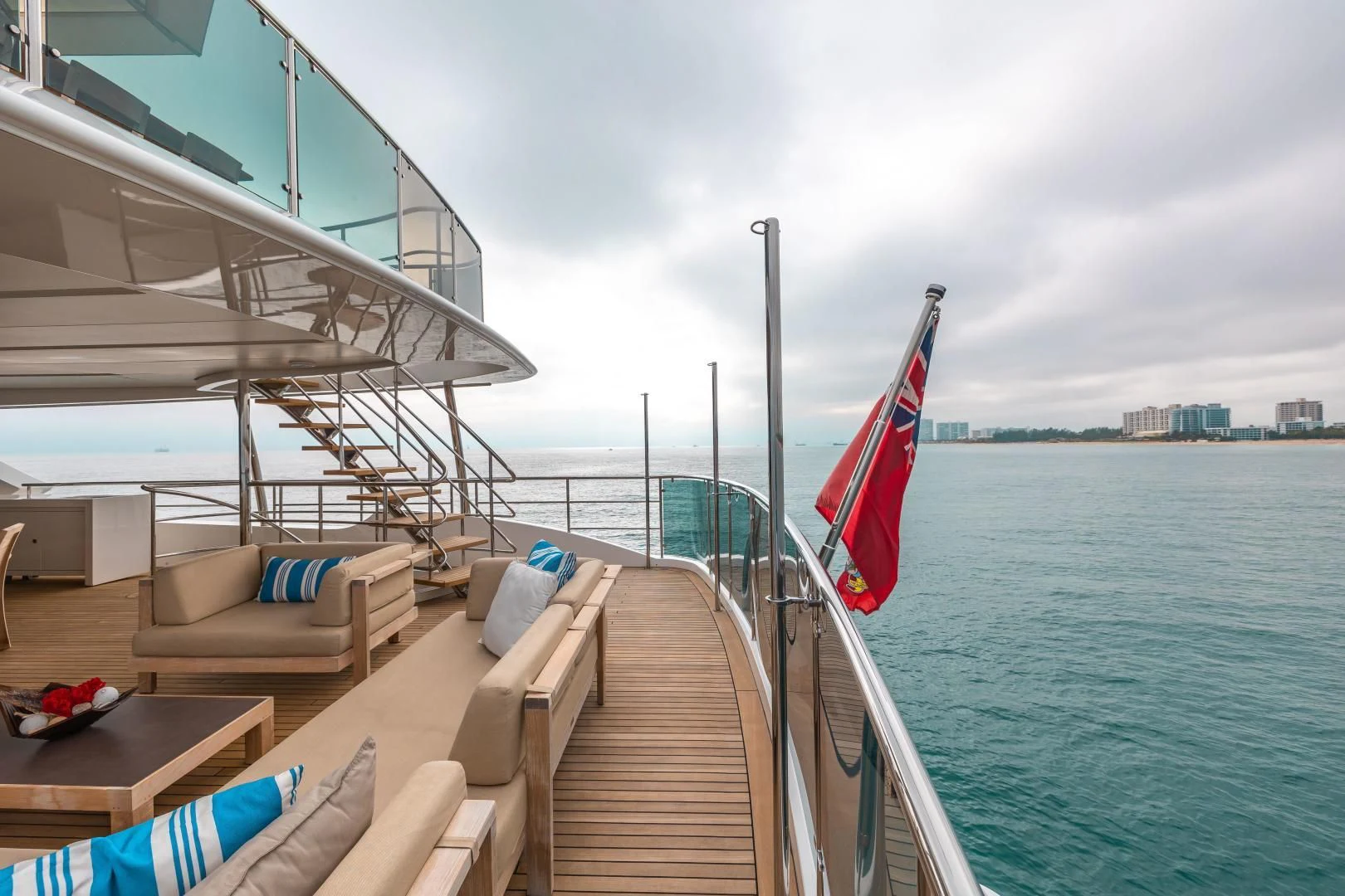 a boat on the water aboard PATIENCE Yacht for Charter