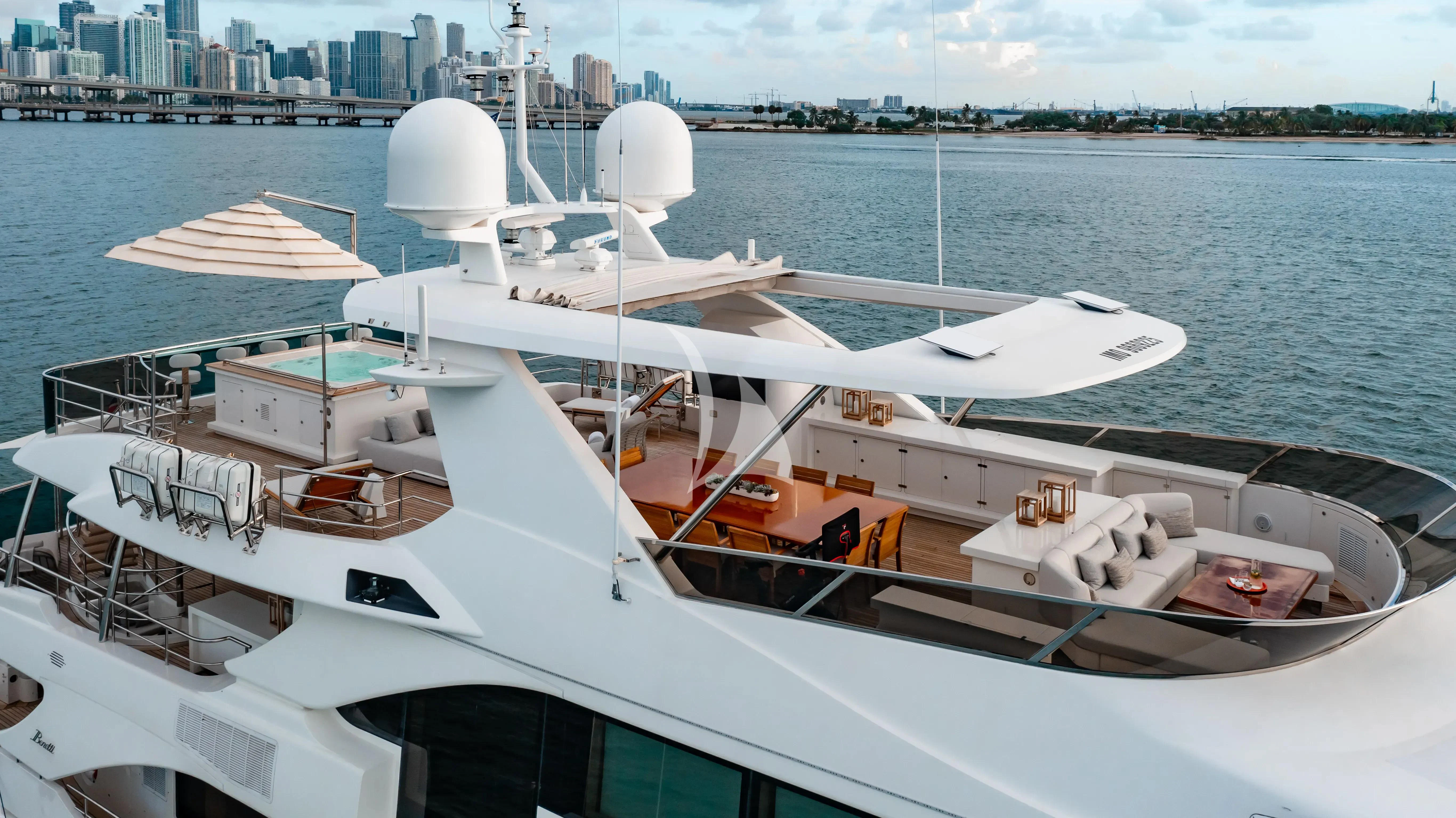 a boat on the water aboard PATIENCE Yacht for Charter
