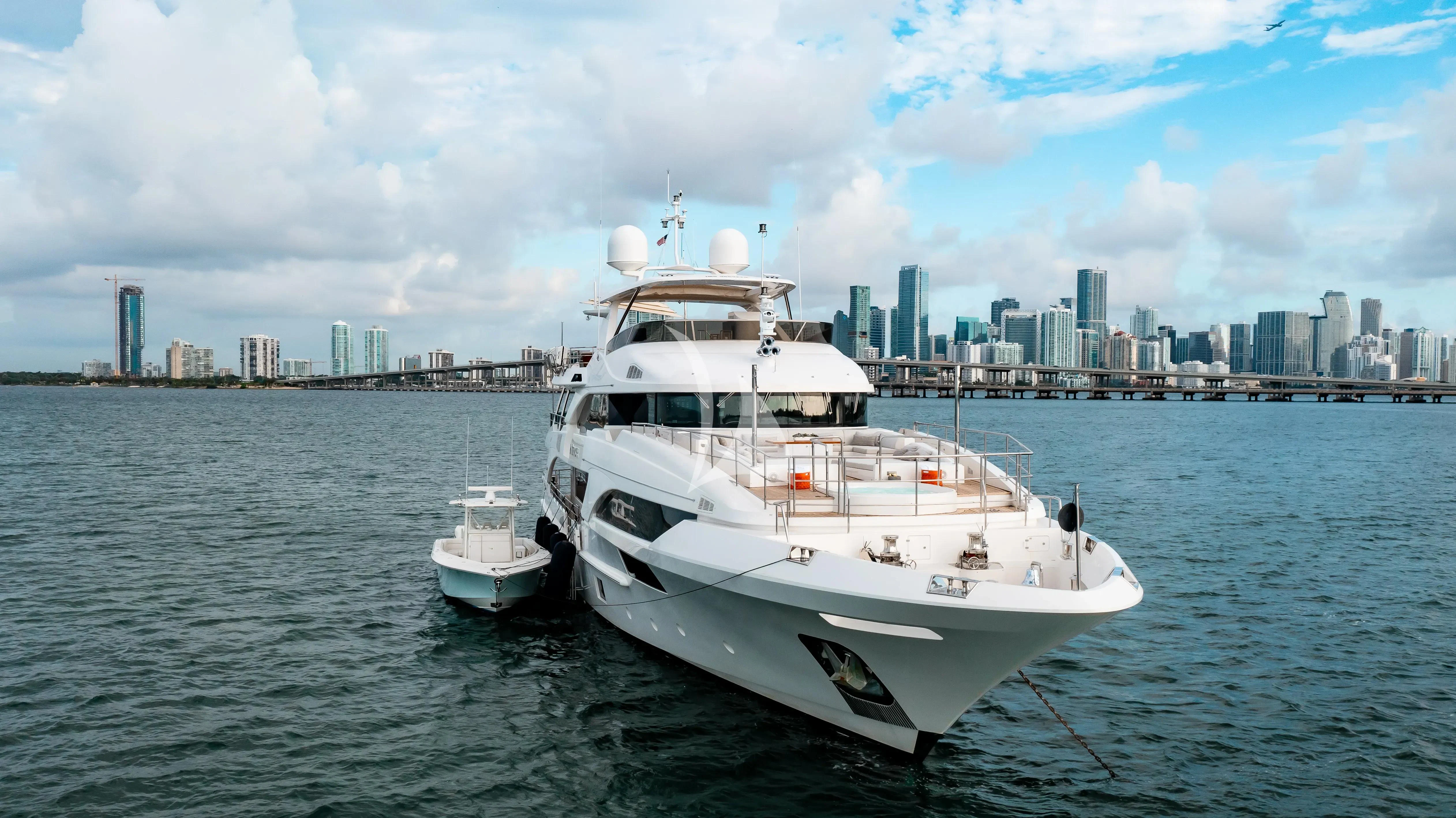 a boat in the water aboard PATIENCE Yacht for Charter