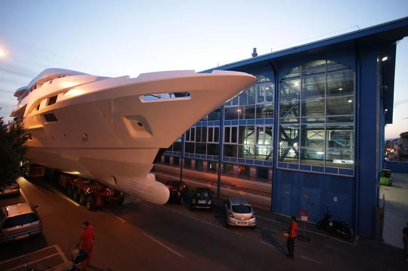 a large space shuttle aboard PATIENCE Yacht for Charter