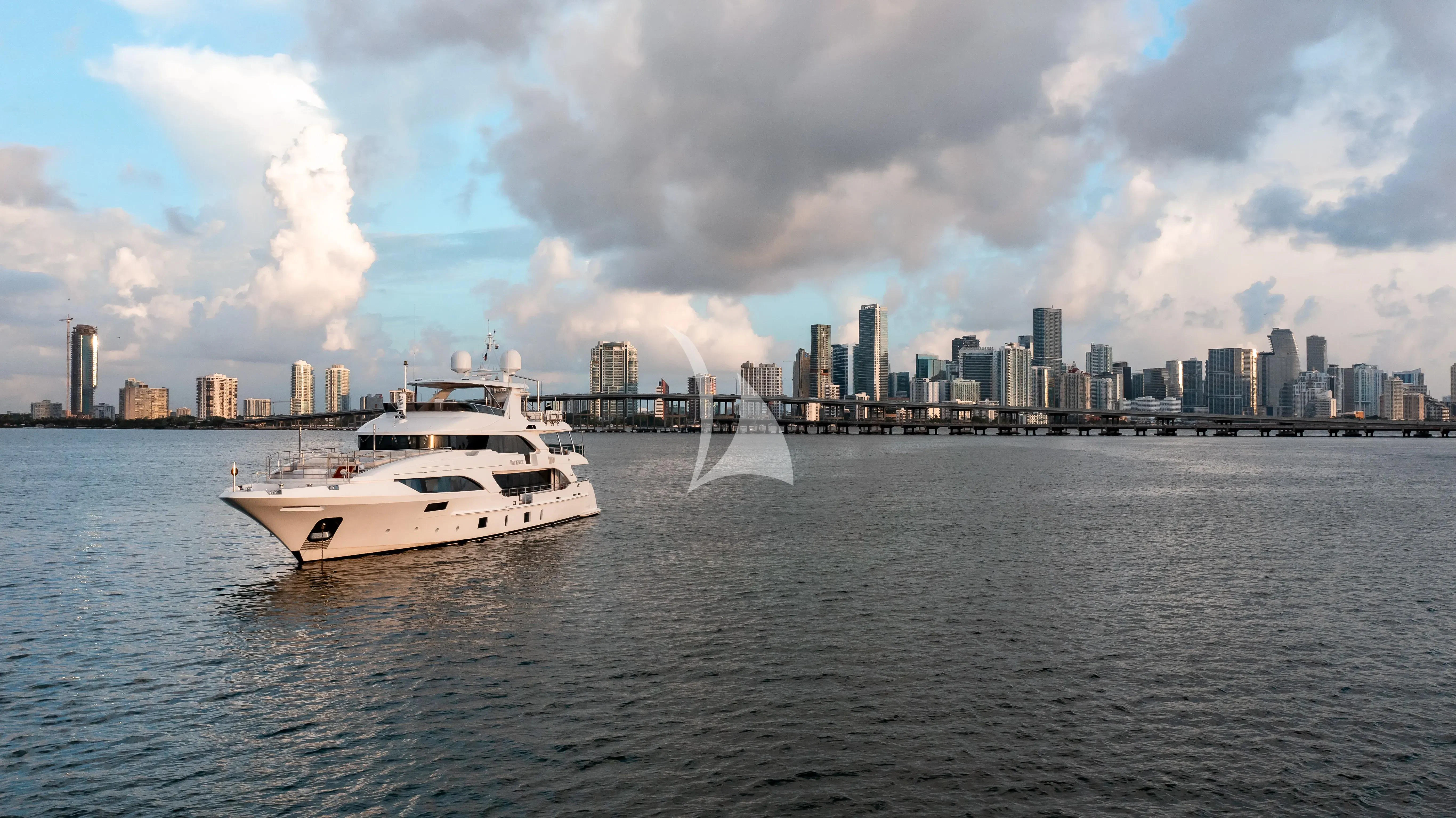 a boat on the water aboard PATIENCE Yacht for Charter