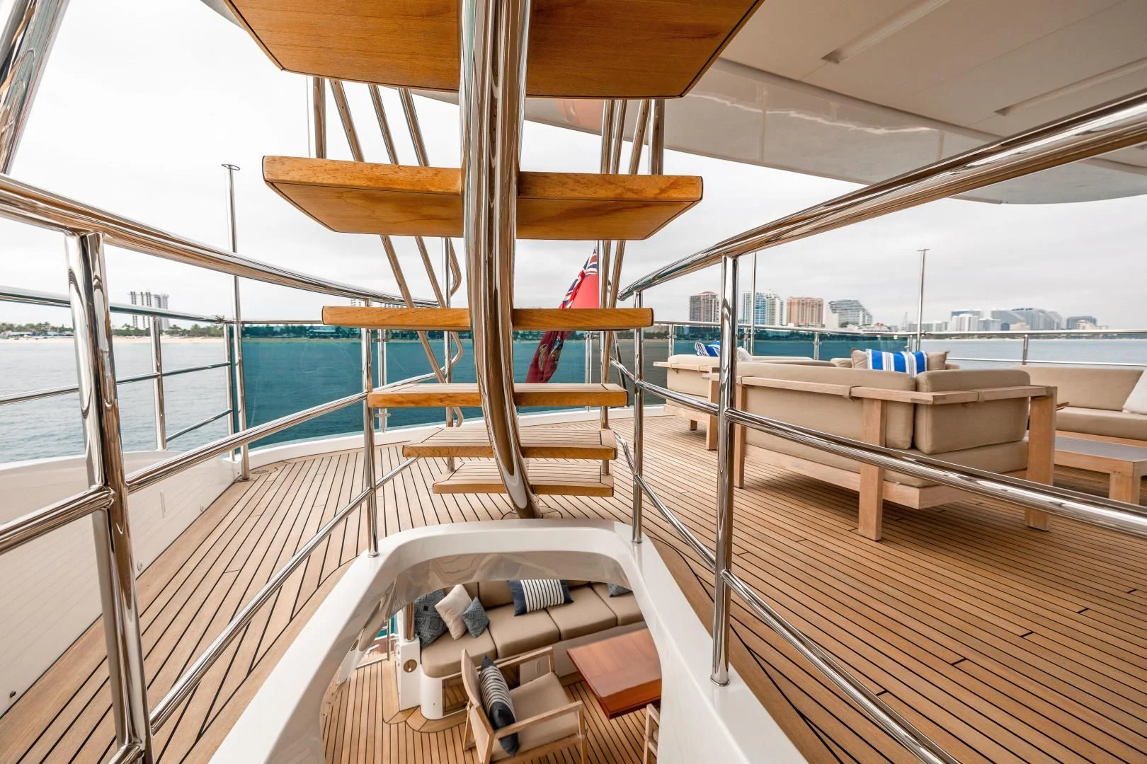 a boat on the water aboard PATIENCE Yacht for Charter