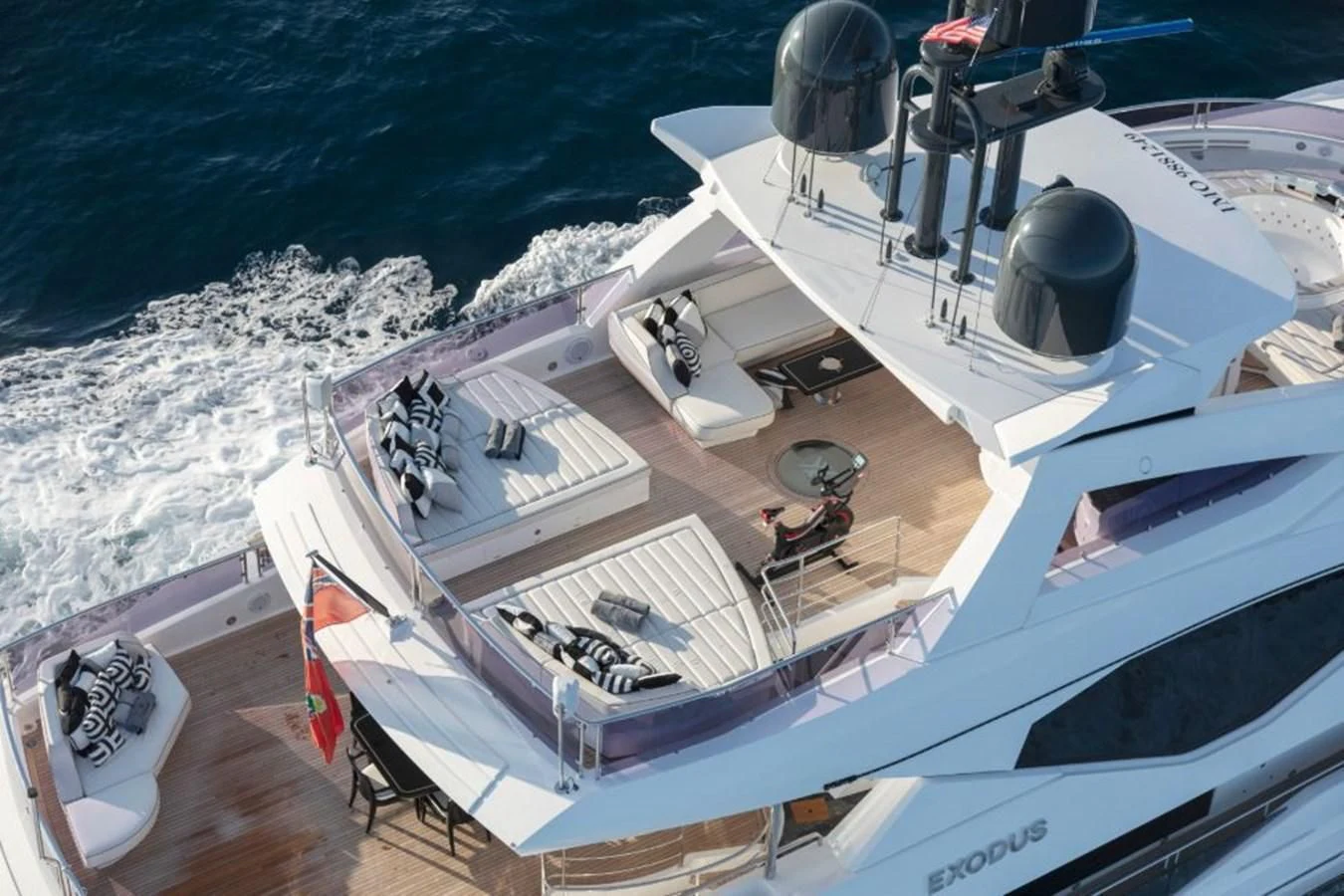 a boat on the water aboard NEXUS Yacht for Charter