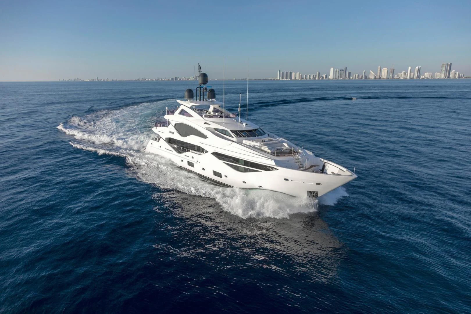 a boat on the water aboard NEXUS Yacht for Charter