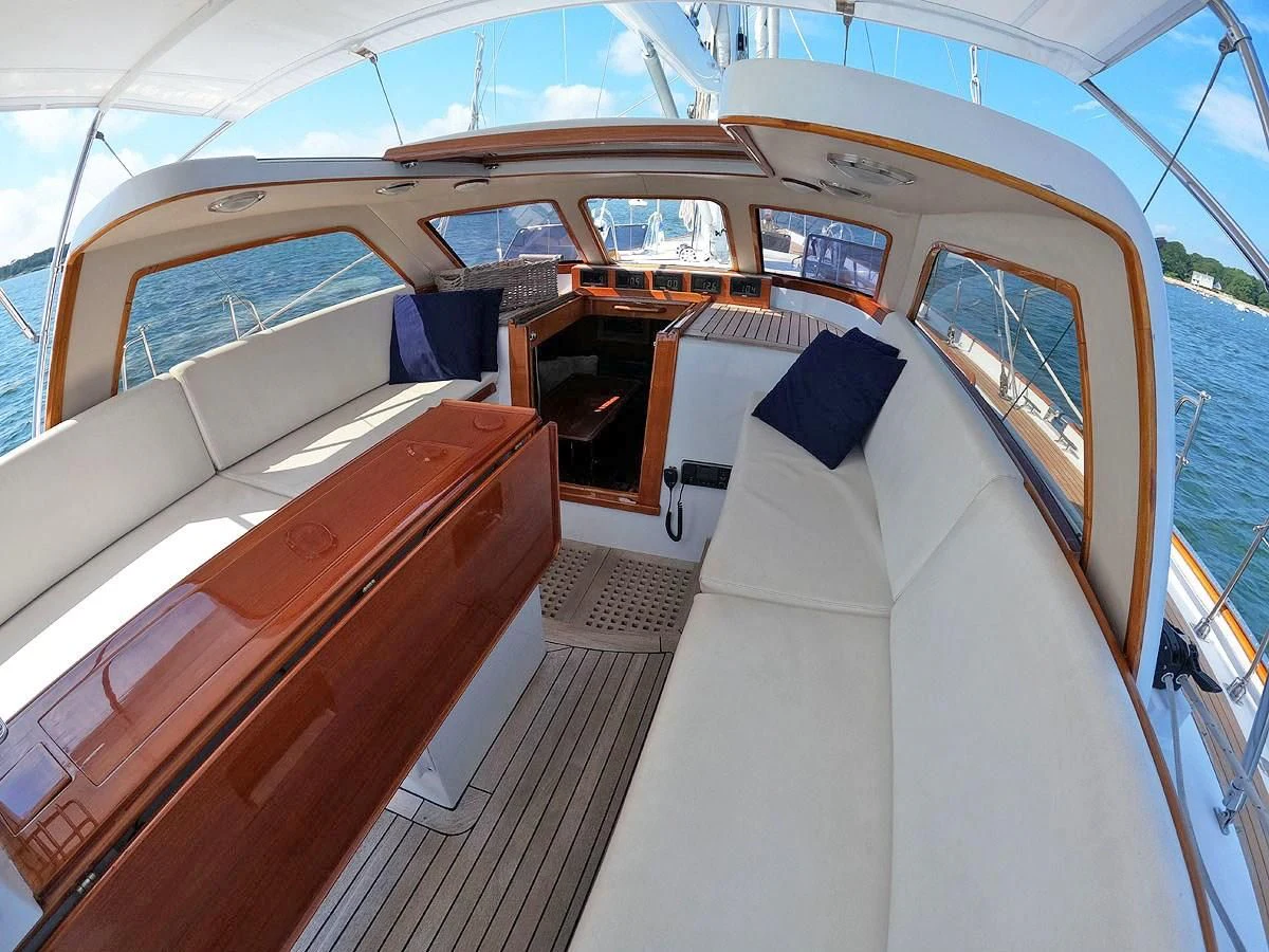 inside of a boat aboard WILD THING Yacht for Sale