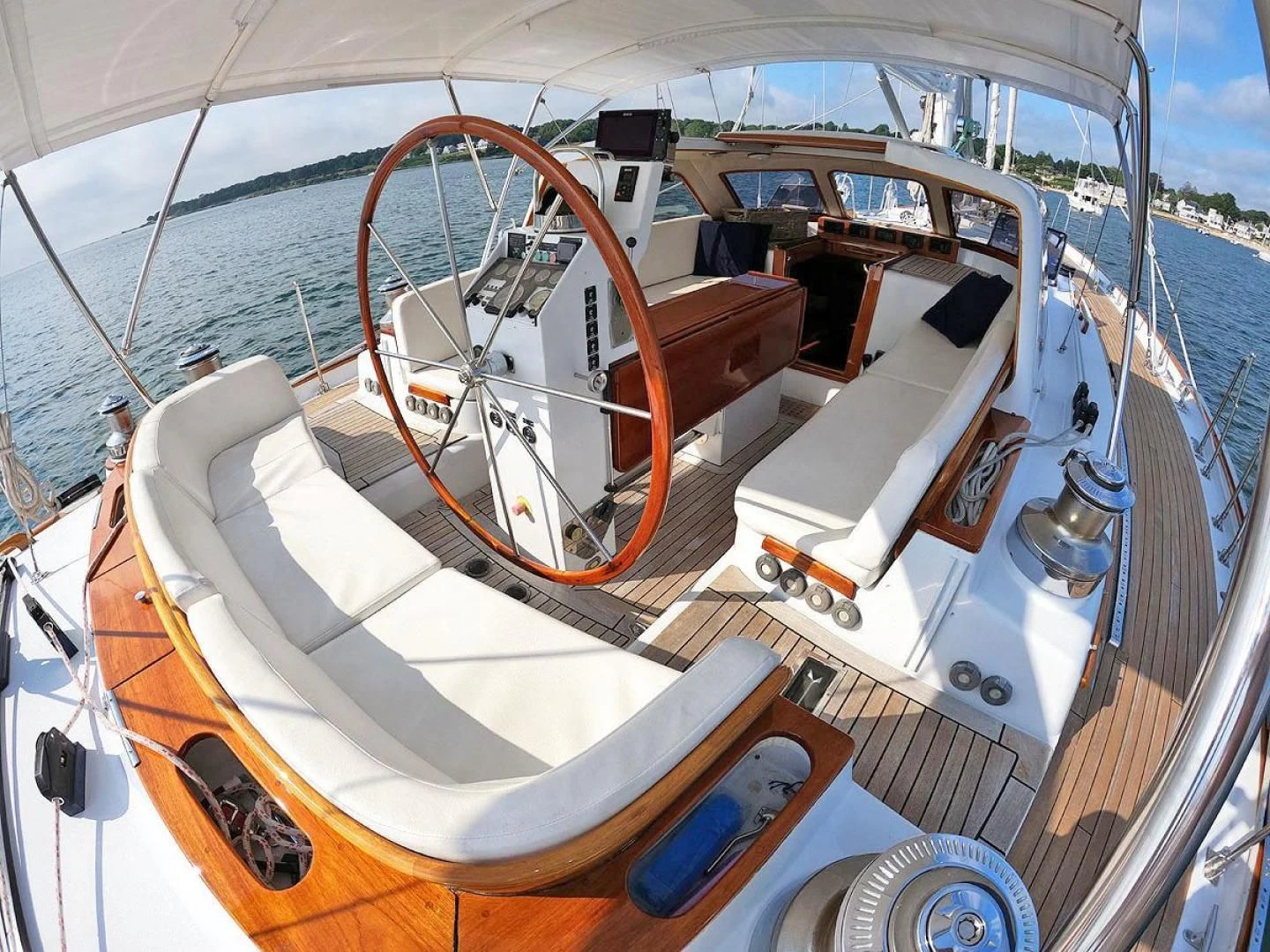 the inside of a boat aboard WILD THING Yacht for Sale