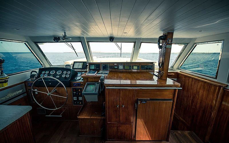inside of a boat aboard CIUTADELLA Yacht for Sale