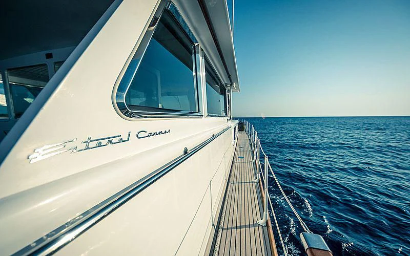 a boat on the water aboard CIUTADELLA Yacht for Sale