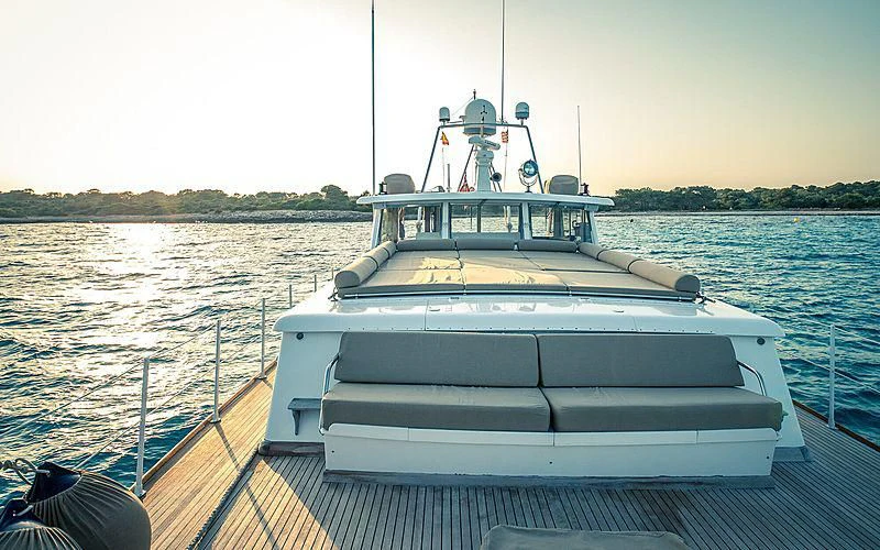 a boat on the water aboard CIUTADELLA Yacht for Sale