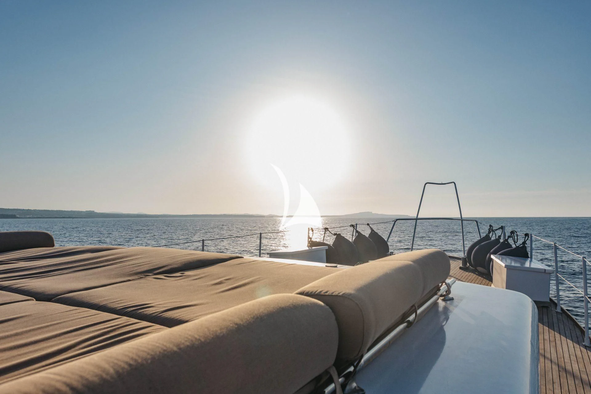 a boat on the water aboard CIUTADELLA Yacht for Sale