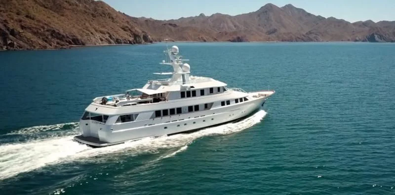 a boat on the water aboard SCORPIO Yacht for Sale
