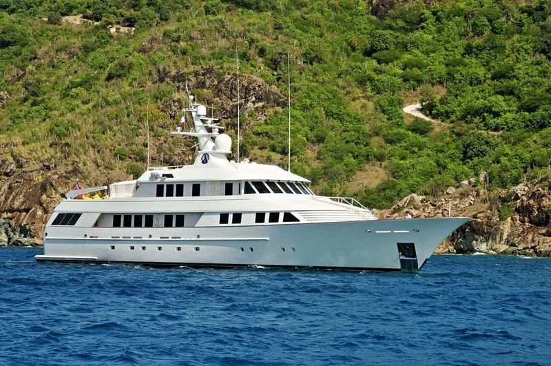 a boat on the water aboard SCORPIO Yacht for Sale