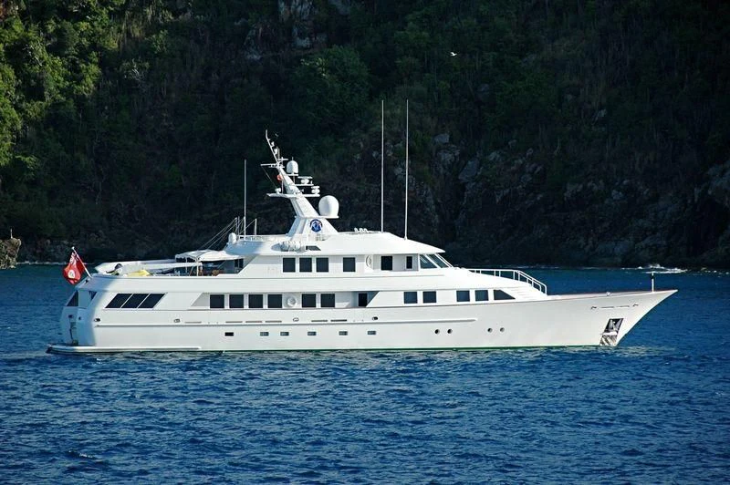 a boat on the water aboard SCORPIO Yacht for Sale