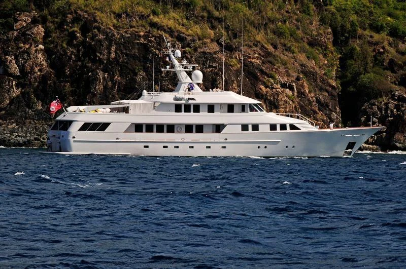 a boat on the water aboard SCORPIO Yacht for Sale