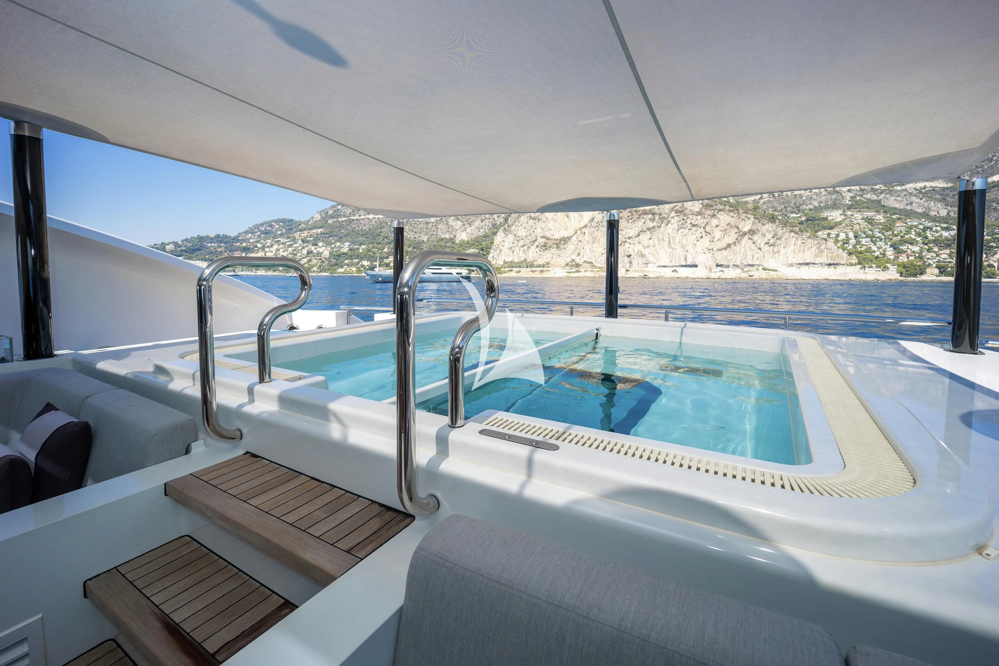a boat on the water aboard ILLUSION Yacht for Sale
