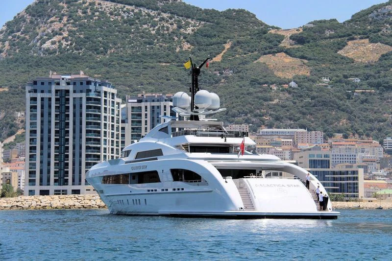 a boat on the water aboard ILLUSION Yacht for Sale