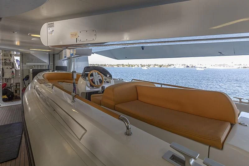 the inside of a boat aboard ILLUSION Yacht for Sale