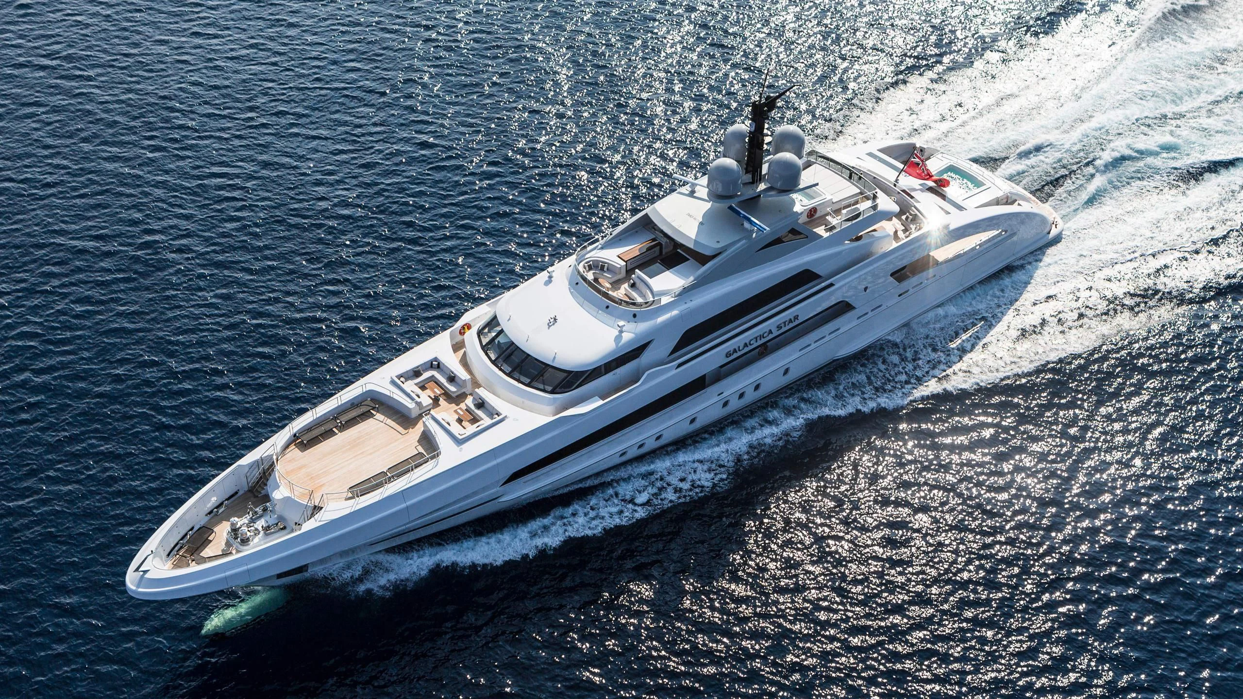 a boat on the water aboard ILLUSION Yacht for Sale