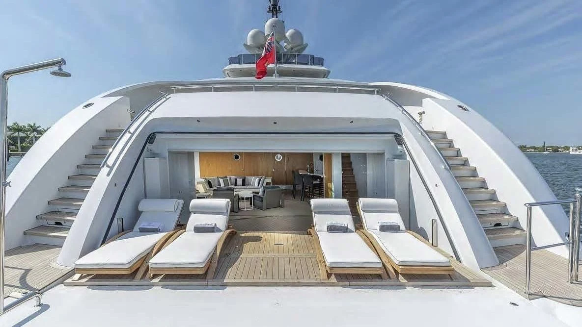 a boat on the water aboard ILLUSION Yacht for Sale