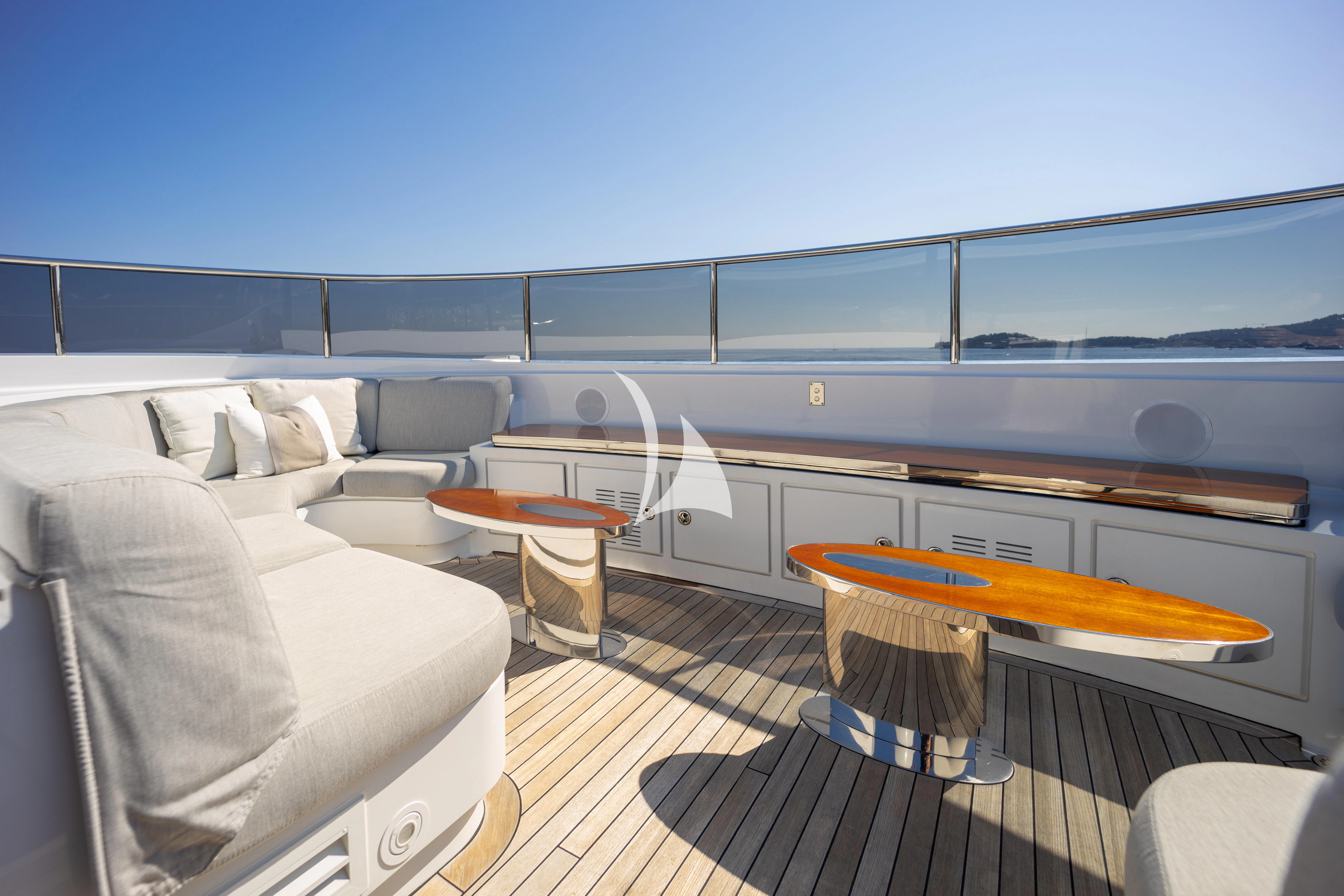 inside of a boat aboard ILLUSION Yacht for Sale