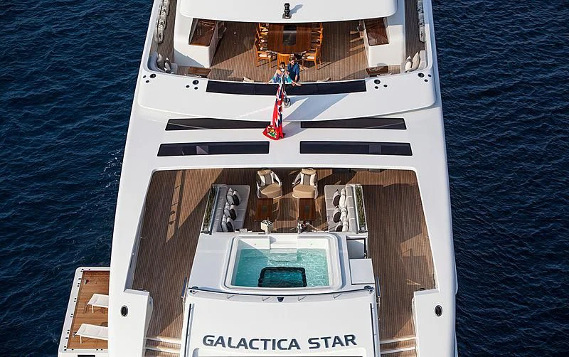 a boat on the water aboard ILLUSION Yacht for Sale