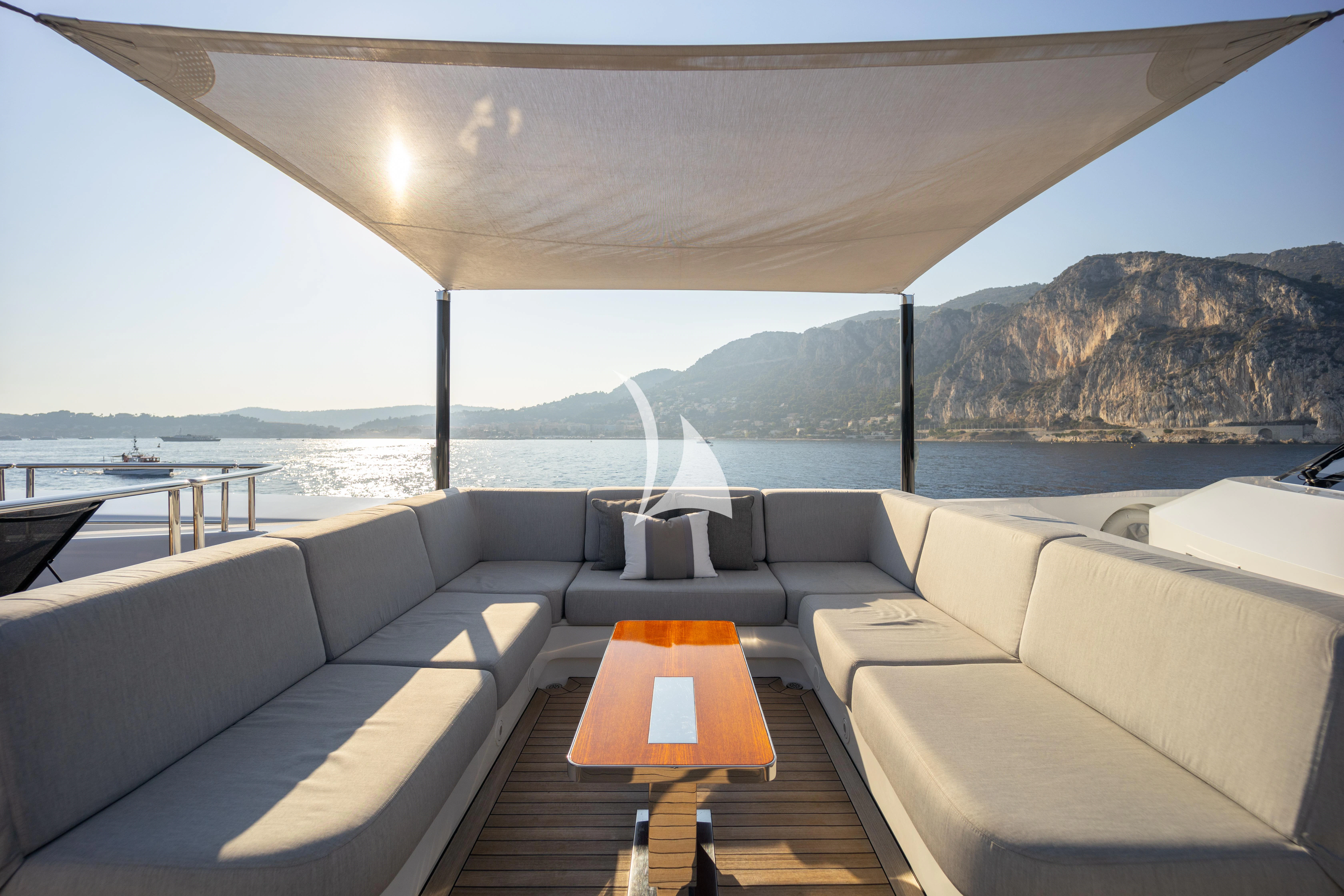 a boat on the water aboard ILLUSION Yacht for Sale