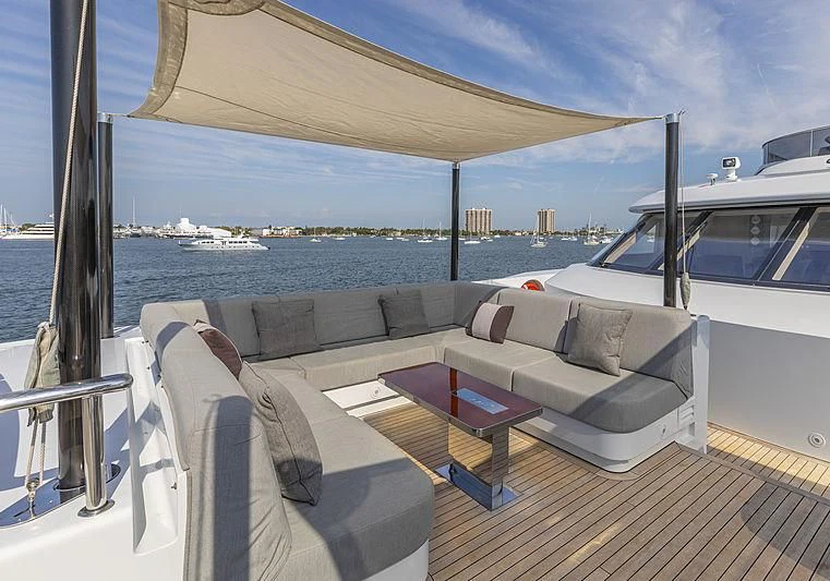 a boat on the water aboard ILLUSION Yacht for Sale